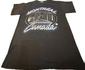 Vintage 80s Toronto Canada Single Stitch Shirt Size Small City Scape